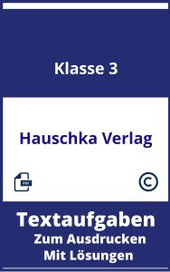 Hauschka Verlag Textaufgaben 3 Klasse