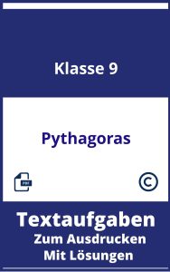 Pythagoras Textaufgaben 9. Klasse