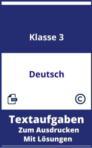 Textaufgaben Klasse 3 Deutsch